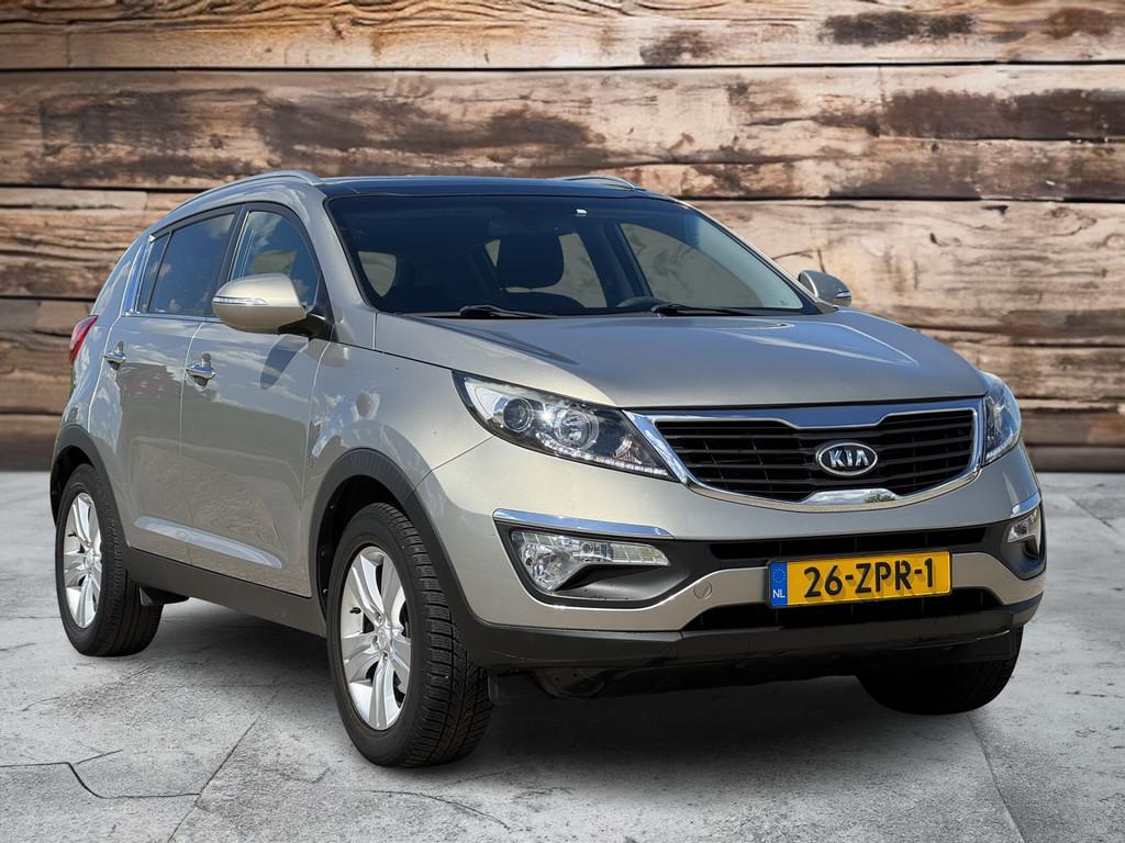 Kia Sportage 2.0 Plus Pack 164PK | ECC | NAVI | NL Auto | NA, Auto's, Kia, Stof, Gebruikt, Zwart, 4 cilinders