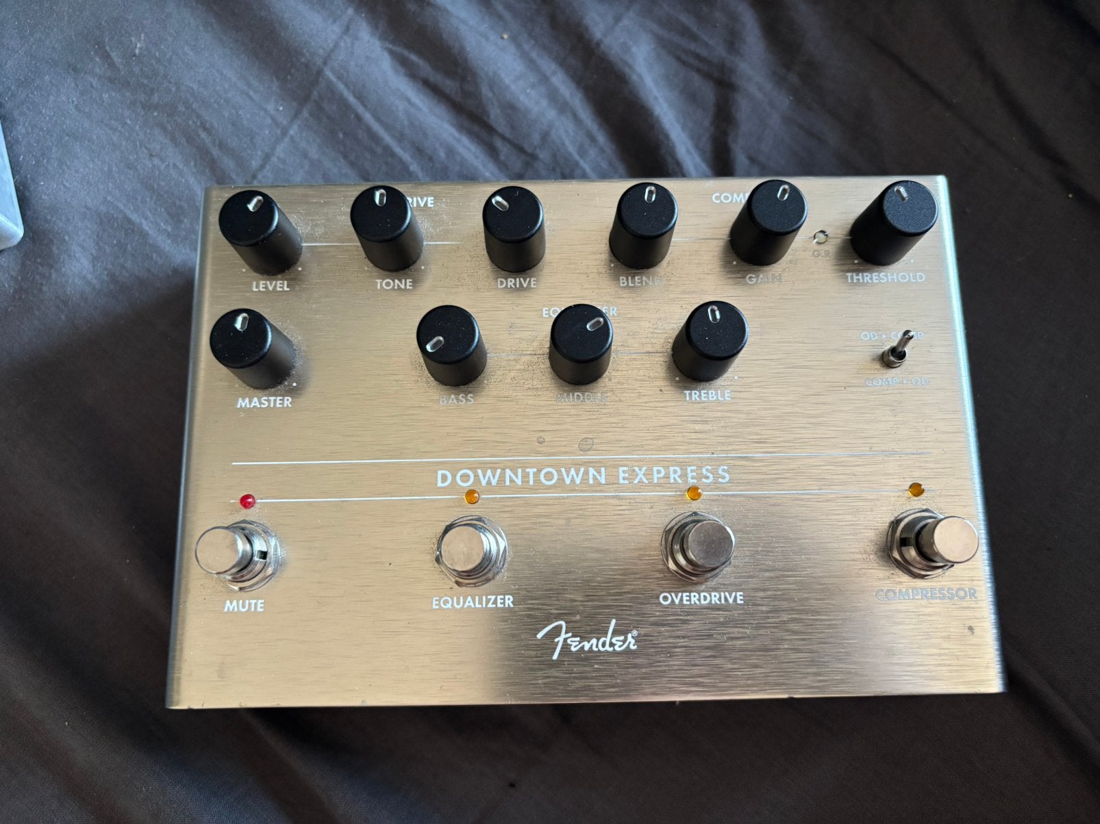 Fender downtown express, Muziek en Instrumenten, Effecten, Ophalen of Verzenden, Zo goed als nieuw, Compressor