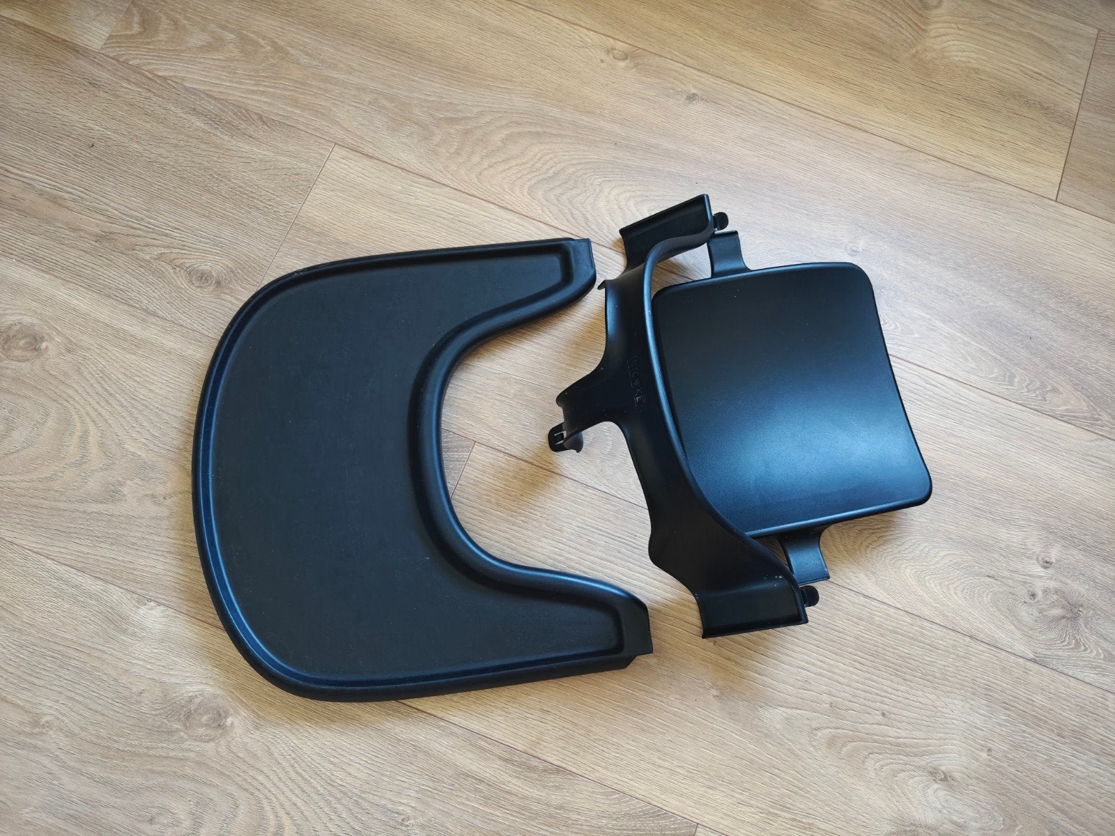Stokke Tripp Trapp Baby Set met tafelblad- Zwart, Ophalen, Zo goed als nieuw, Meegroeistoel, Afneembaar eetblad