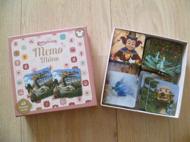 memo spel Efteling, Verzenden, Minder dan 500 stukjes, Zo goed als nieuw, Overige typen