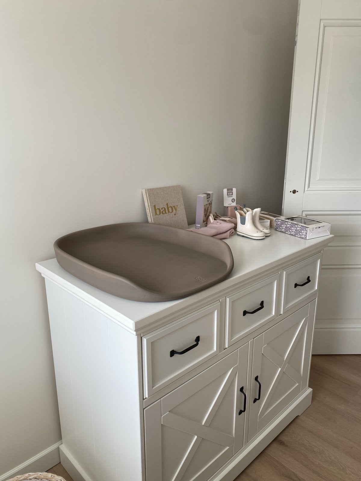 Babypark kidsmill savigno commode en ledikant baby, 50 tot 70 cm, Ophalen of Verzenden, 100 cm of meer, Zo goed als nieuw