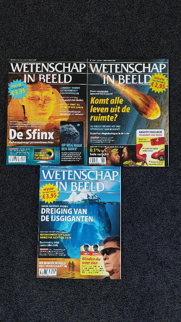 Wetenschap in beeld, 12 tijdschriften uit 2007 t/m 2011, Ophalen of Verzenden, Zo goed als nieuw, Wetenschap en Natuur