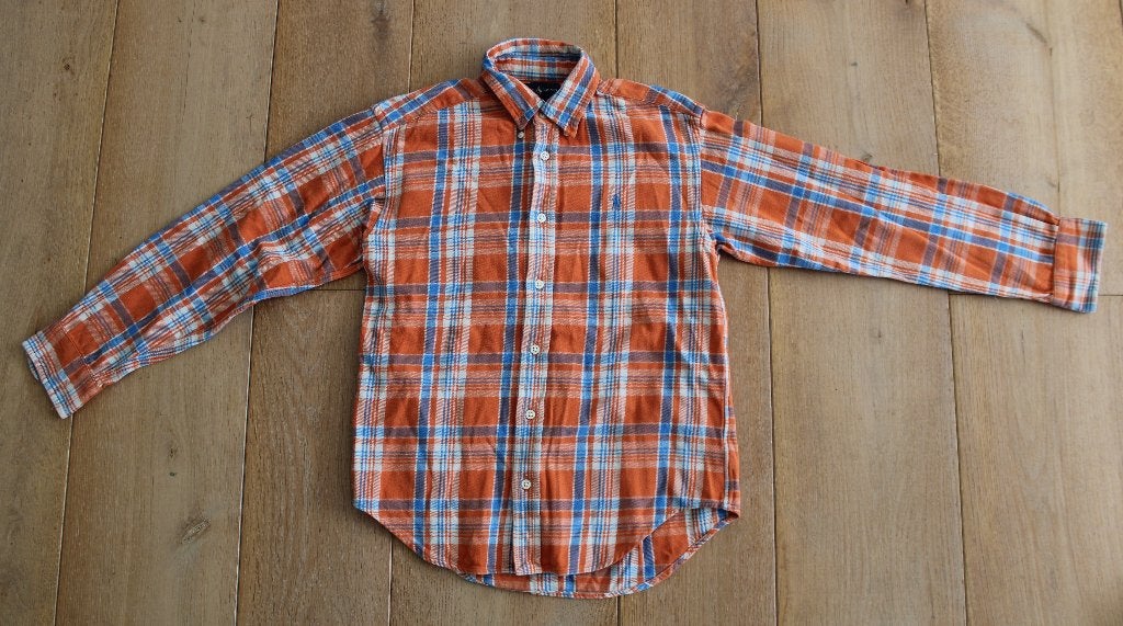 Flanel overhemd van Ralph Lauren 12-14, Gebruikt, Overhemd of Blouse, Ophalen of Verzenden, Jongen