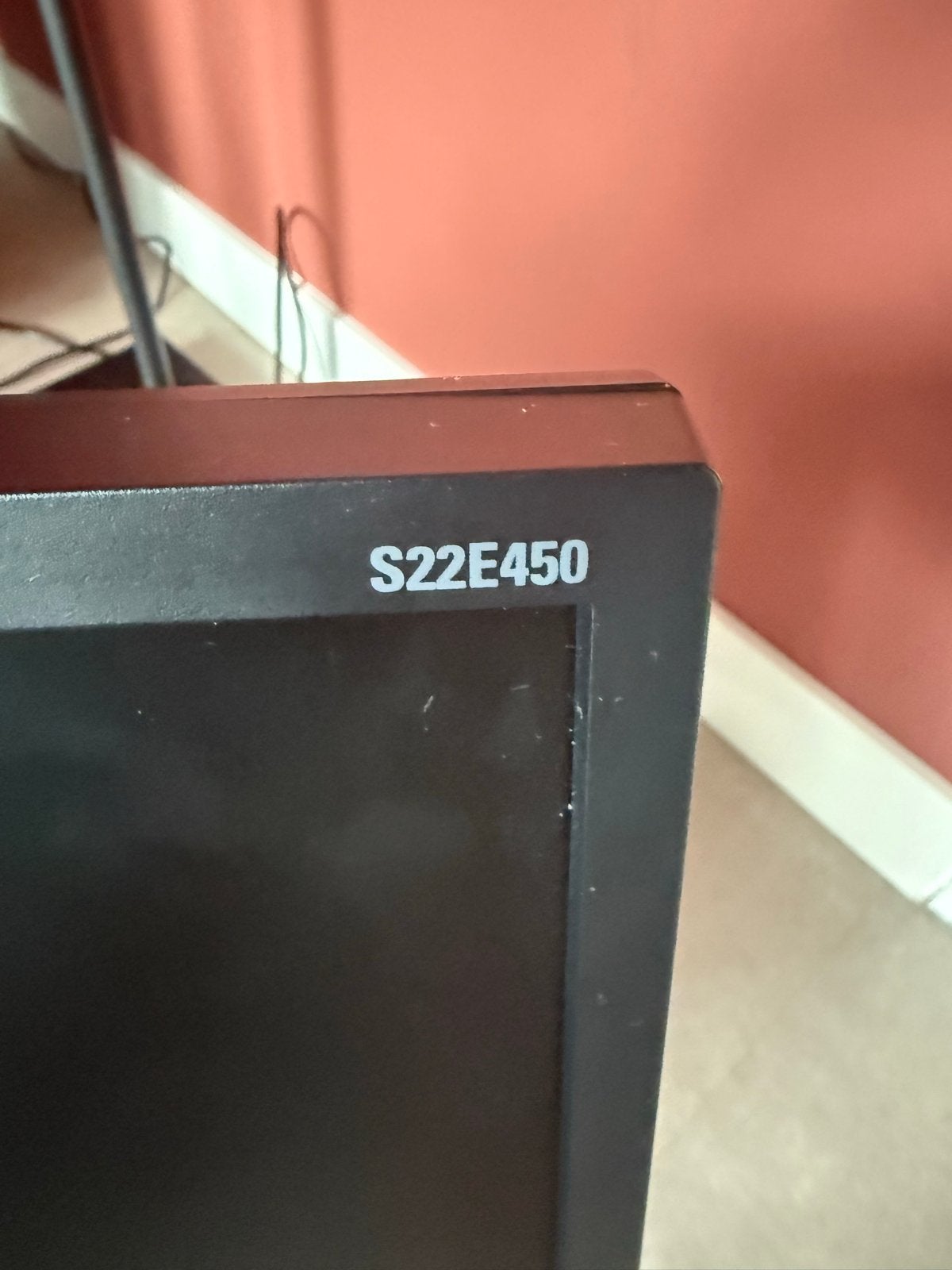 Samsung S22E450BW 22 inch monitor, Ophalen, Gebruikt, Overige resoluties, DVI