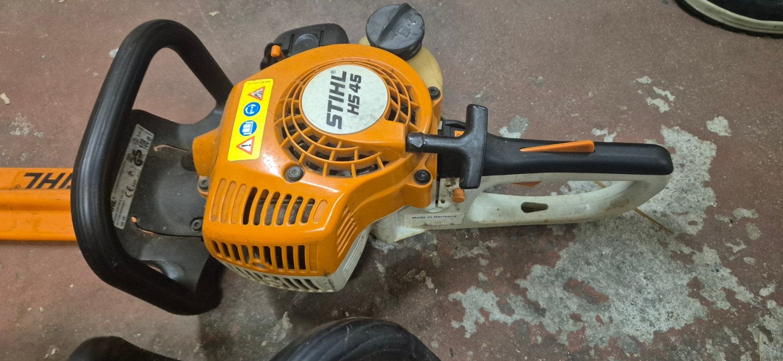 Stihl kettingzaag 024 en heggenschaar HS 45, Ophalen, Gebruikt, Benzine