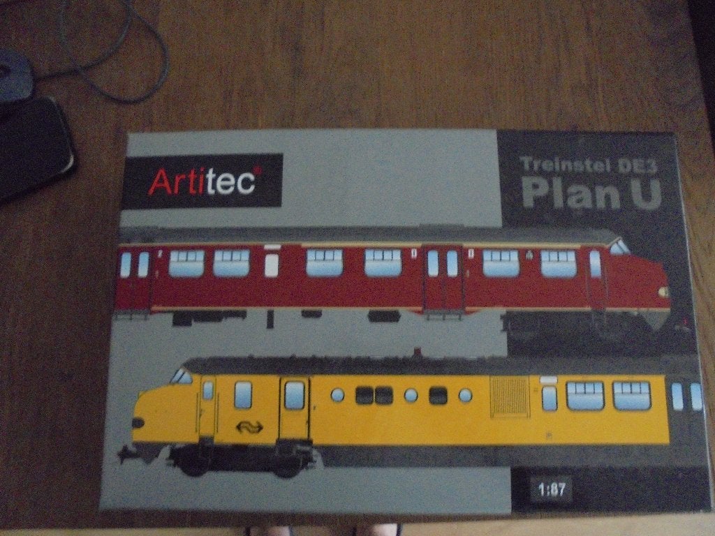 Artitec H0 Plan U Geel/grijs, Hobby en Vrije tijd, Modeltreinen | H0, Overige merken, Treinset, Gelijkstroom, Ophalen of Verzenden