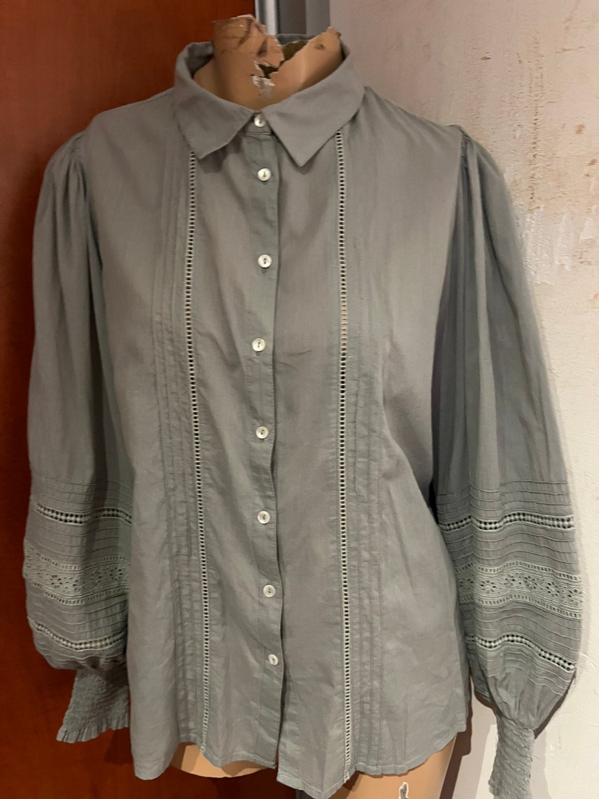 IBANA blouse maat s origineel zgan, Ophalen of Verzenden, Zo goed als nieuw, Maat 36 (S), Blauw