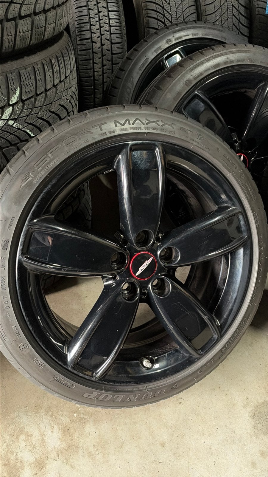 17 inch Velgenset Mini Cooper, Auto-onderdelen, Ophalen, Gebruikt, 17 inch, 205 mm