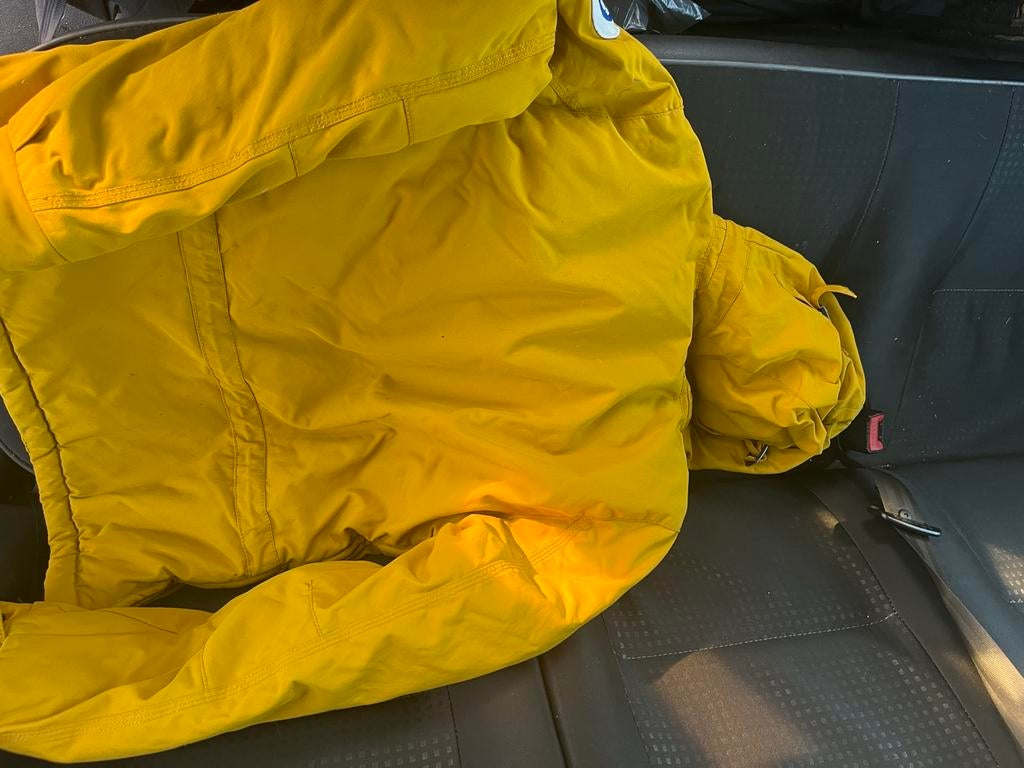 Napapijri Rainforest Winter Jas Geel Maat M, Kinderen en Baby's, Kinderkleding | Overige, Zo goed als nieuw, Ophalen of Verzenden