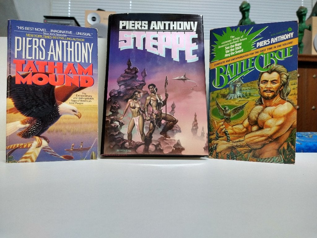 Piers Anthony - Tatham Mound / Battle Circle / STEPPE (engl), Verzenden, Zo goed als nieuw, Piers Anthony