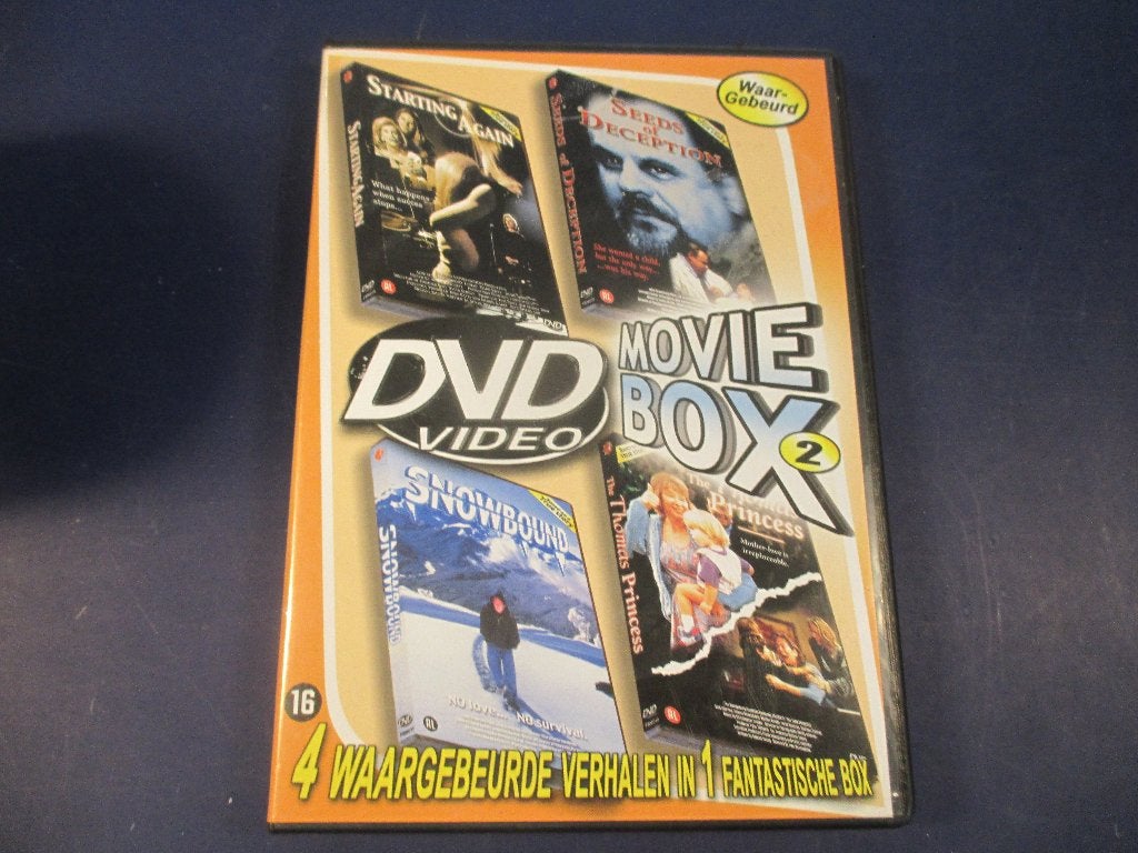 Movie Box 2 - vier waargebeurde films! (2 DVD's), Vanaf 16 jaar, Ophalen of Verzenden, Gebruikt