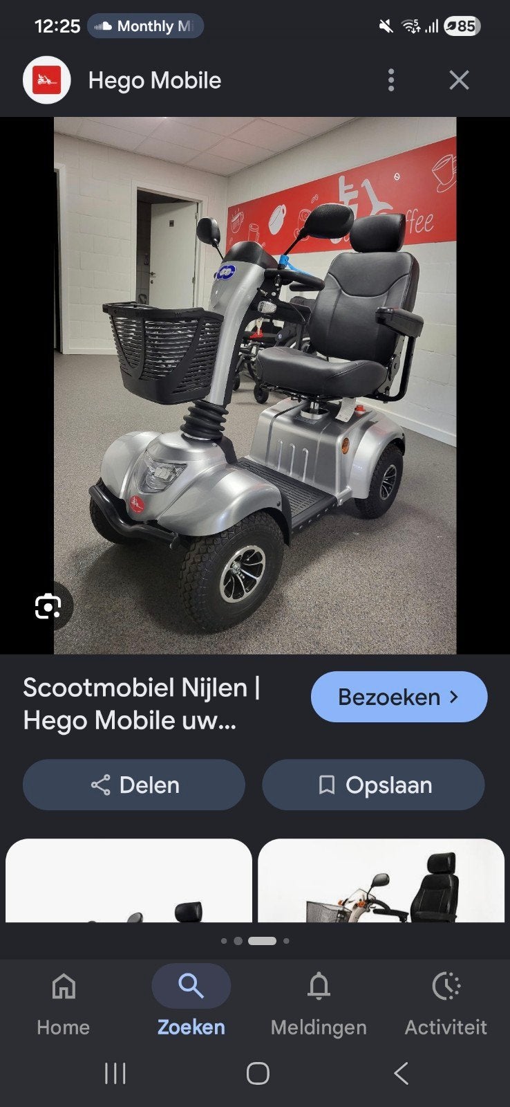 scootmobiel gezocht, Ophalen, Gebruikt