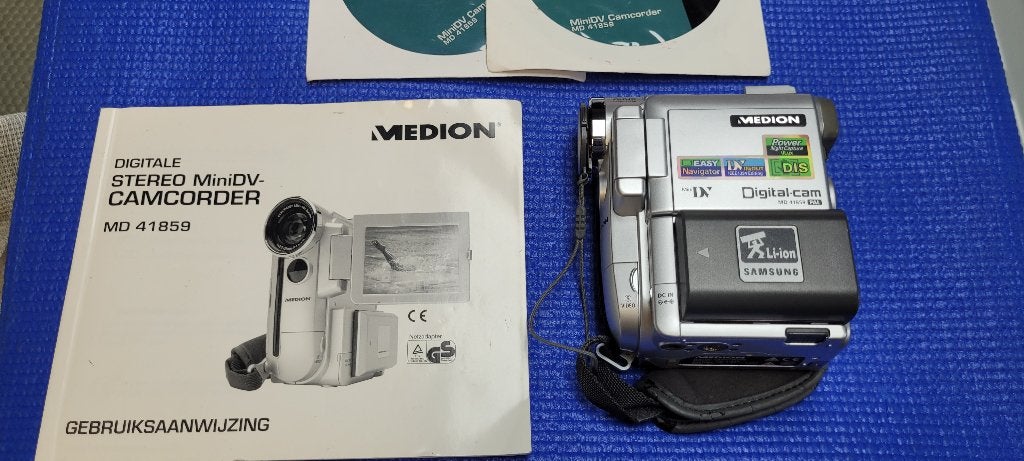 video camera Medion MD41859, Overige merken, Mini dv, Gebruikt, 20x of meer