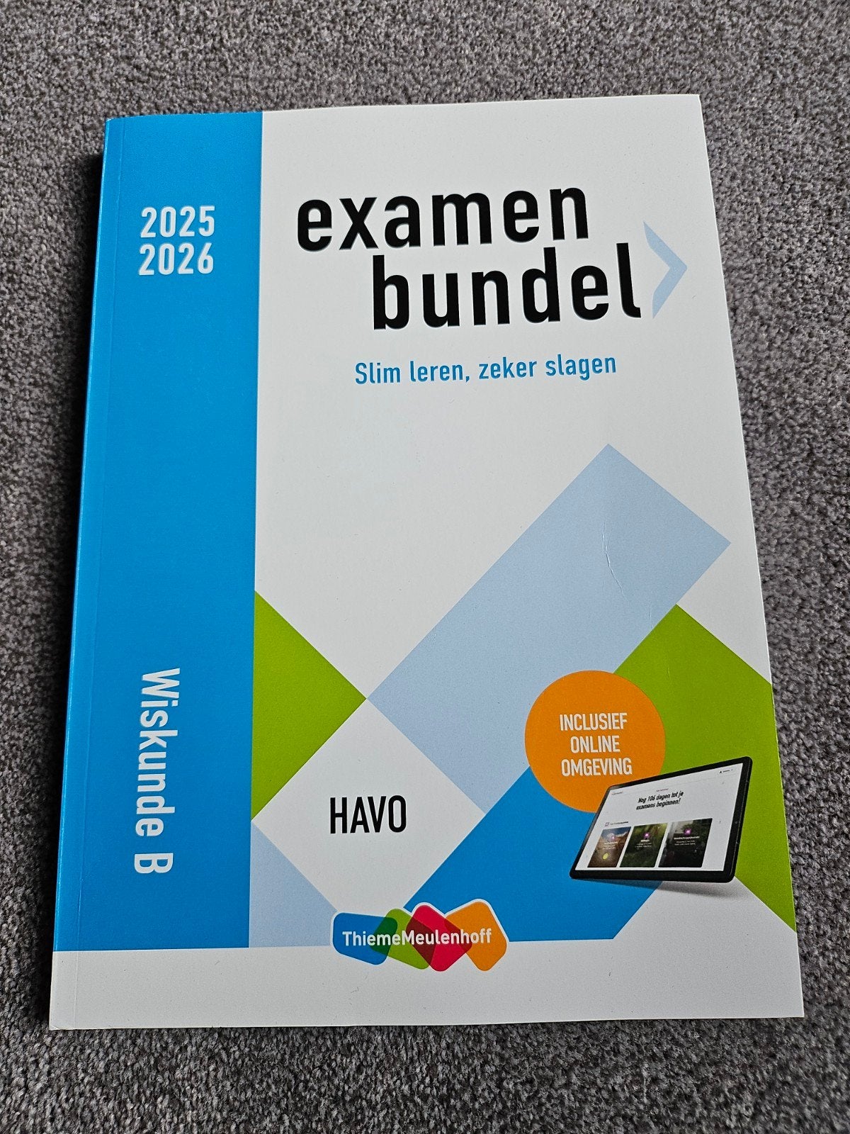 Examenbundel Wiskunde B HAVO 2025/2026, Ophalen of Verzenden, Zo goed als nieuw, HAVO