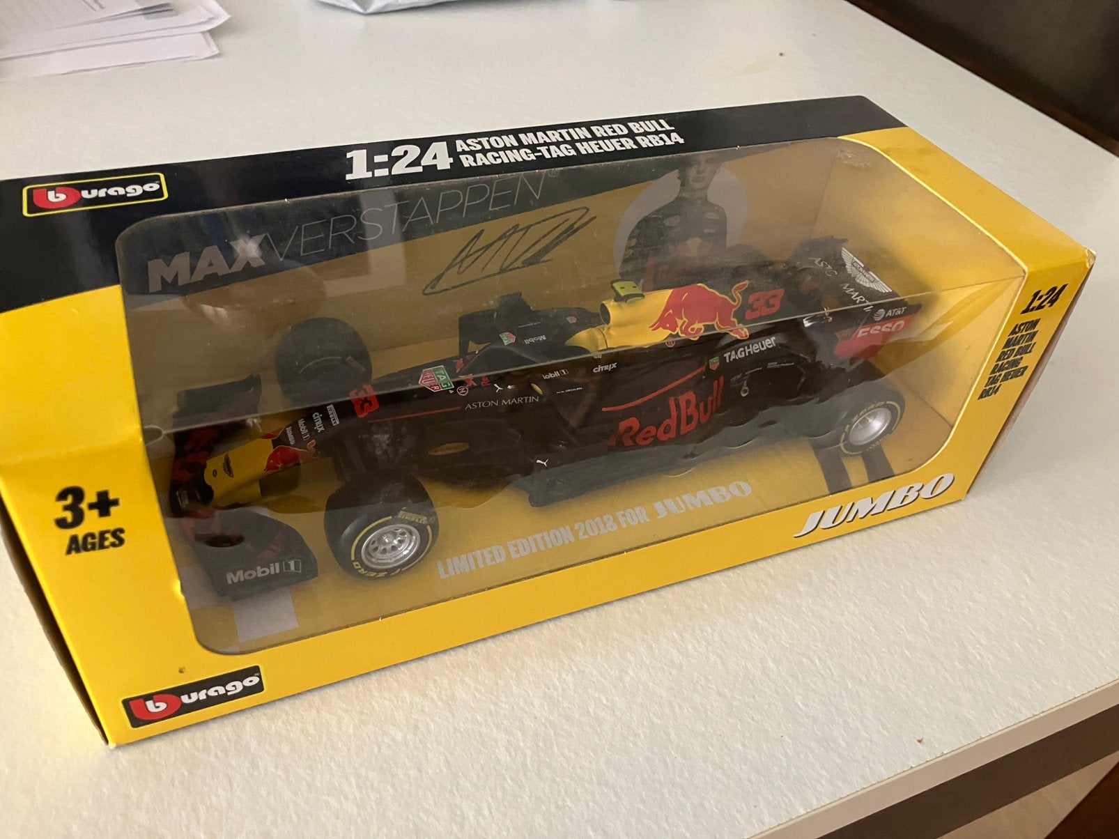 Red Bull RB14 in gave doos, Hobby en Vrije tijd, Modelauto's | 1:24, Ophalen, Nieuw, Auto, Overige merken