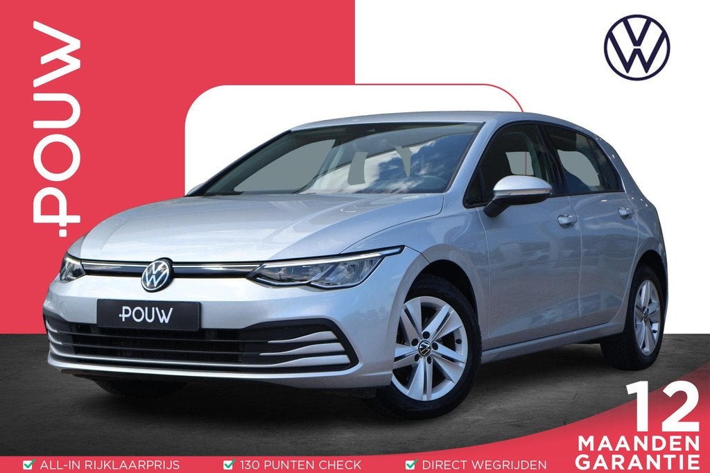 Volkswagen Golf 1.0 eTSI 110pk DSG Life | Navigatie | Camera, Auto's, Volkswagen, Bedrijf, Te koop, Golf, ABS, Achteruitrijcamera