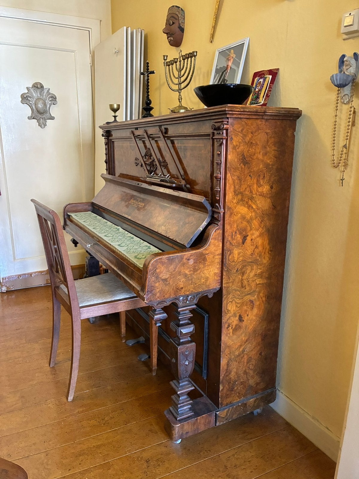 Cremona Piano, Ophalen, Gebruikt, Bruin, Piano