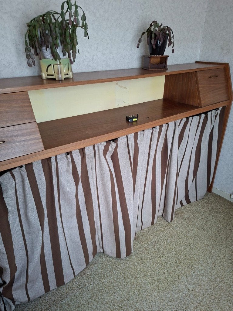 Opklapbed met ombouw, Ophalen, Overige materialen, Gebruikt, Tweepersoons