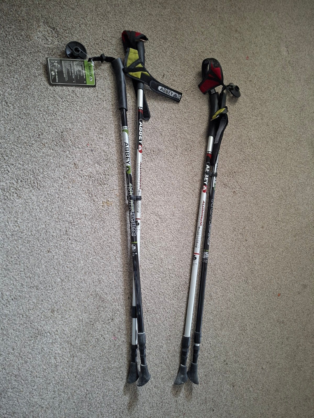 2 sets Abbey Nordic Walking Stokken - Nieuwstaat, Ophalen of Verzenden