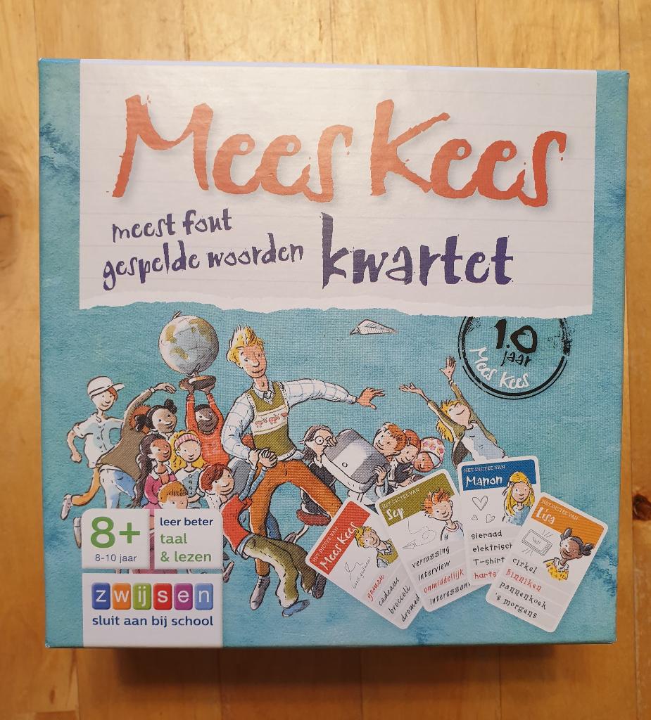 Mees Kees kwartet – educatief taalspel (8+), Ophalen of Verzenden, Zo goed als nieuw