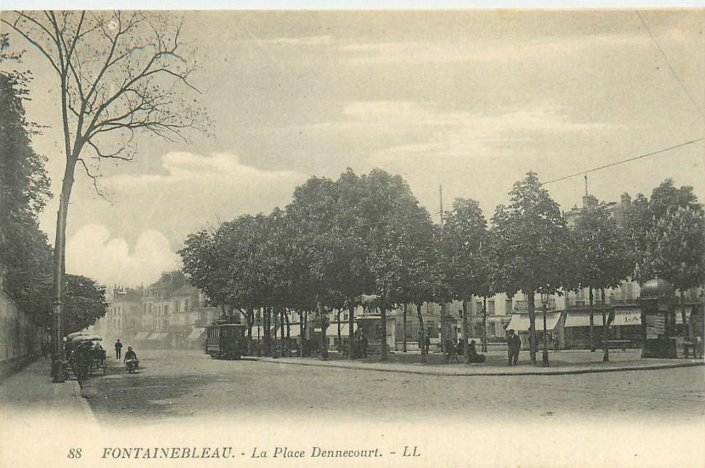 701-495-009 Fontainebleau, Verzenden, Voor 1920, Frankrijk