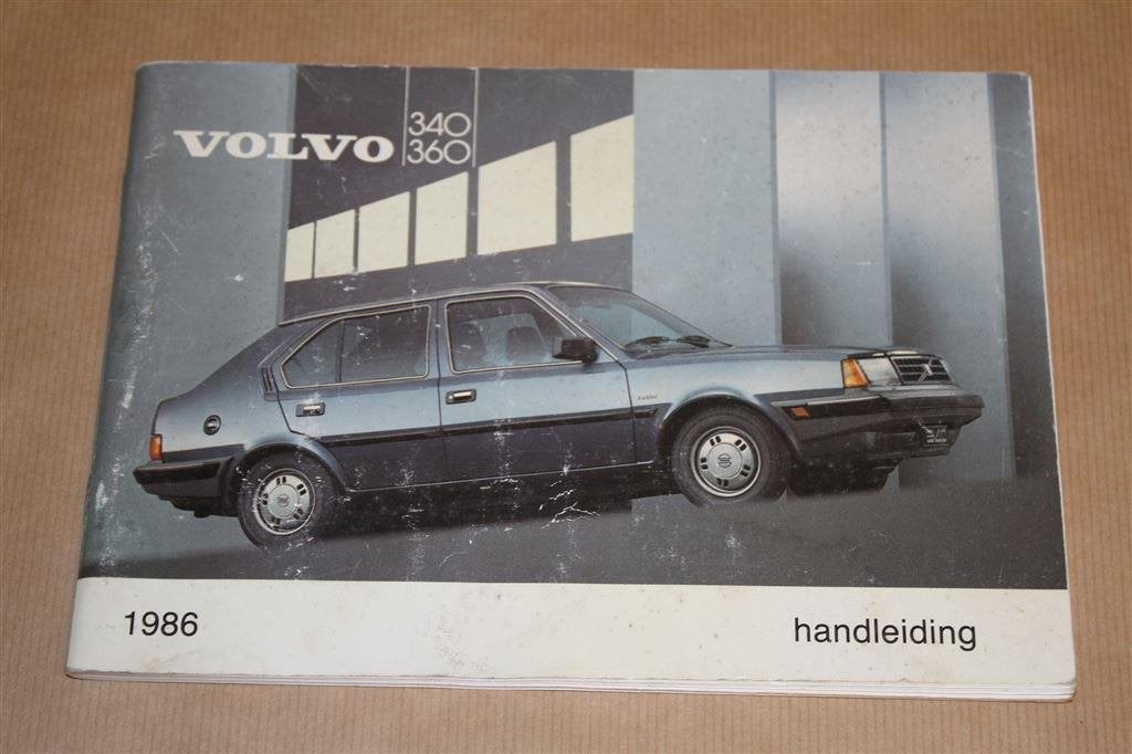 Volvo 340 / 360 Handleiding - 1986, Auto diversen, Ophalen of Verzenden