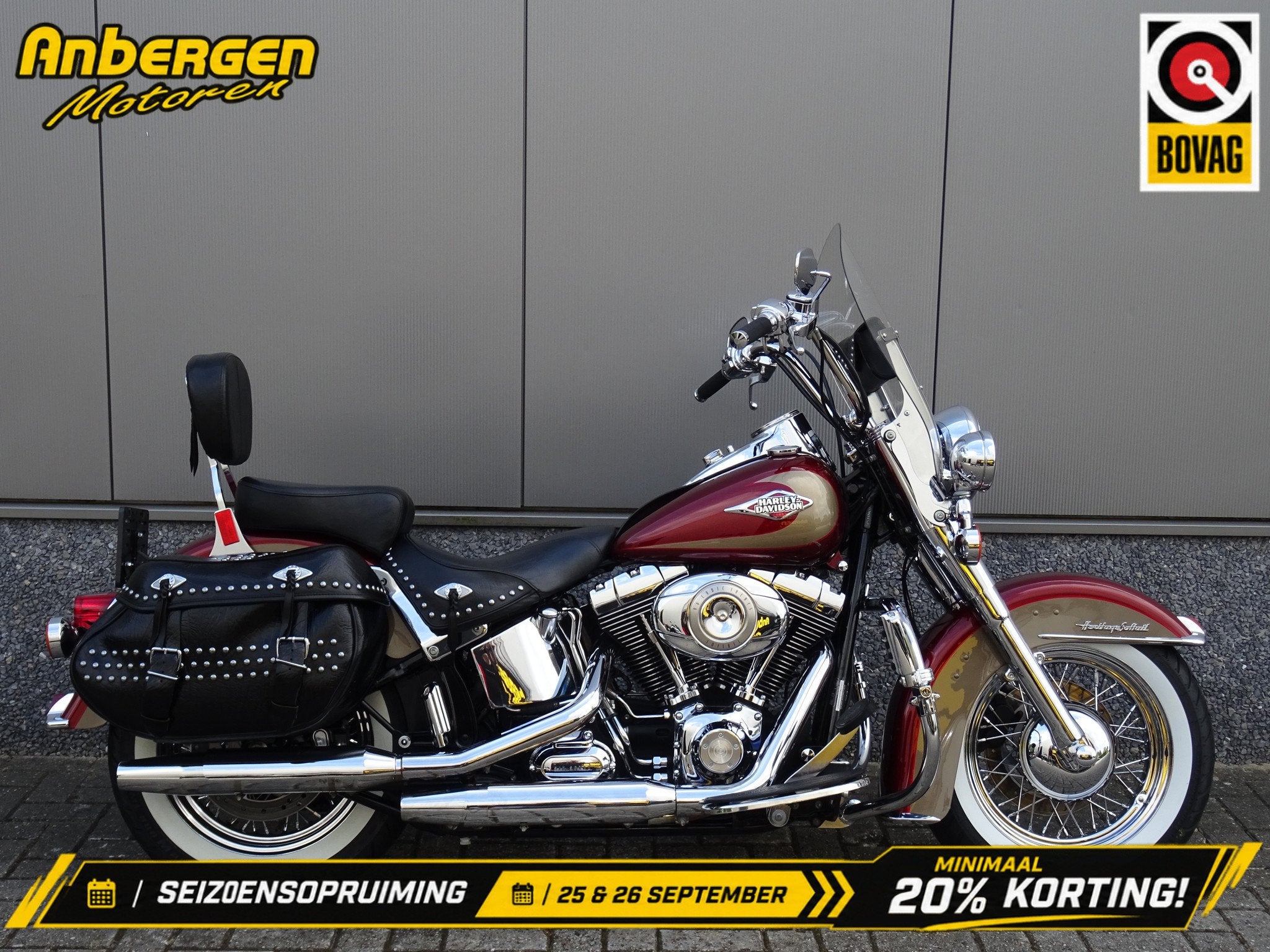 Harley-Davidson FLSTCI HERITAGE CLASSIC (bj 2009), Motoren, Chopper, 1449 cc, Gebruikt, Bedrijf
