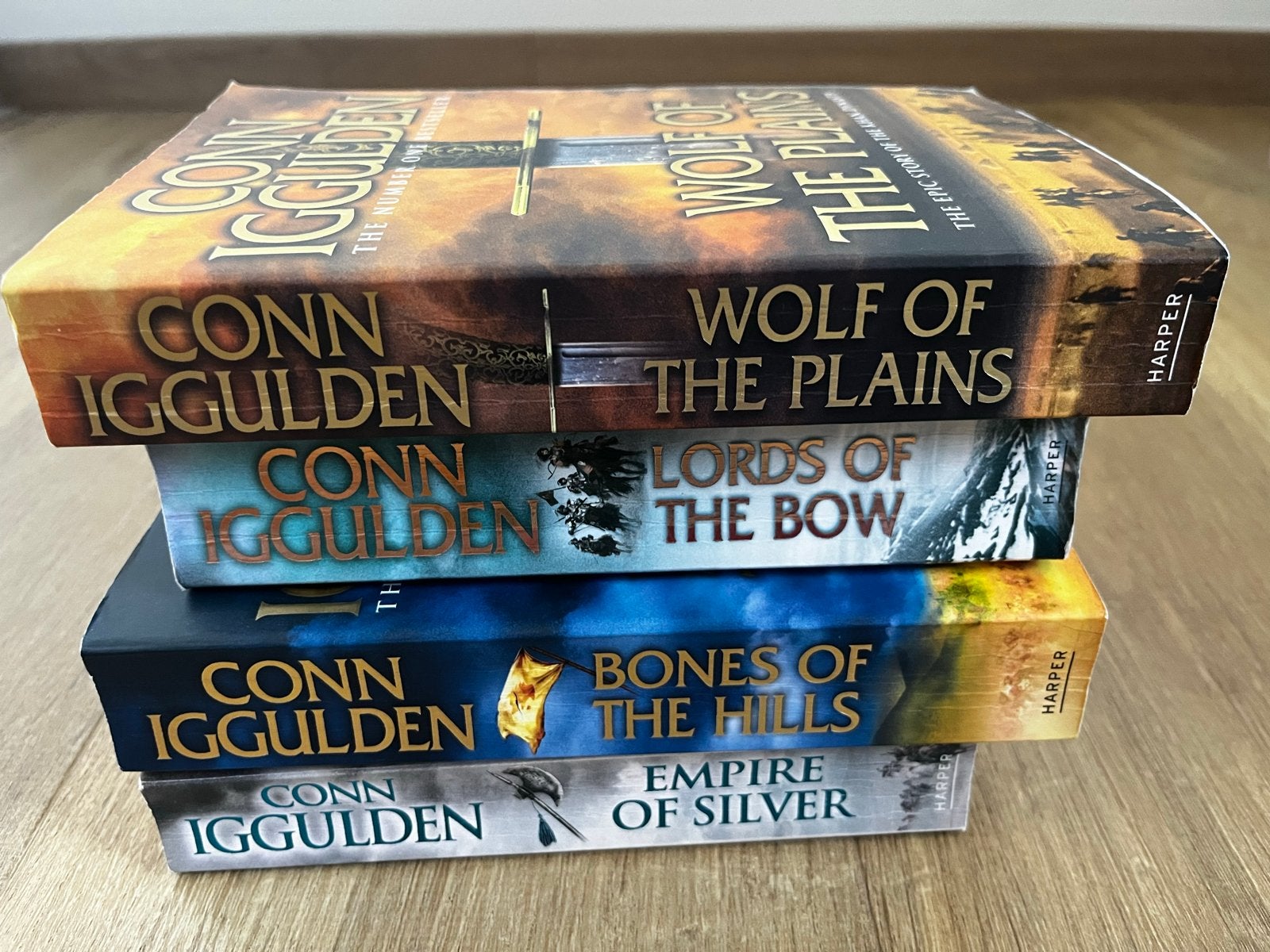 Conn Iggulden Conqueror Series + Empire of Silver (Engels), Ophalen of Verzenden
