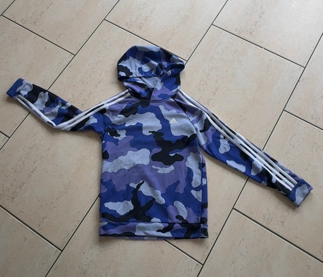 Adidas trui, hoodie camouflage maat 152, Ophalen of Verzenden, Gebruikt, Jongen of Meisje, Trui of Vest