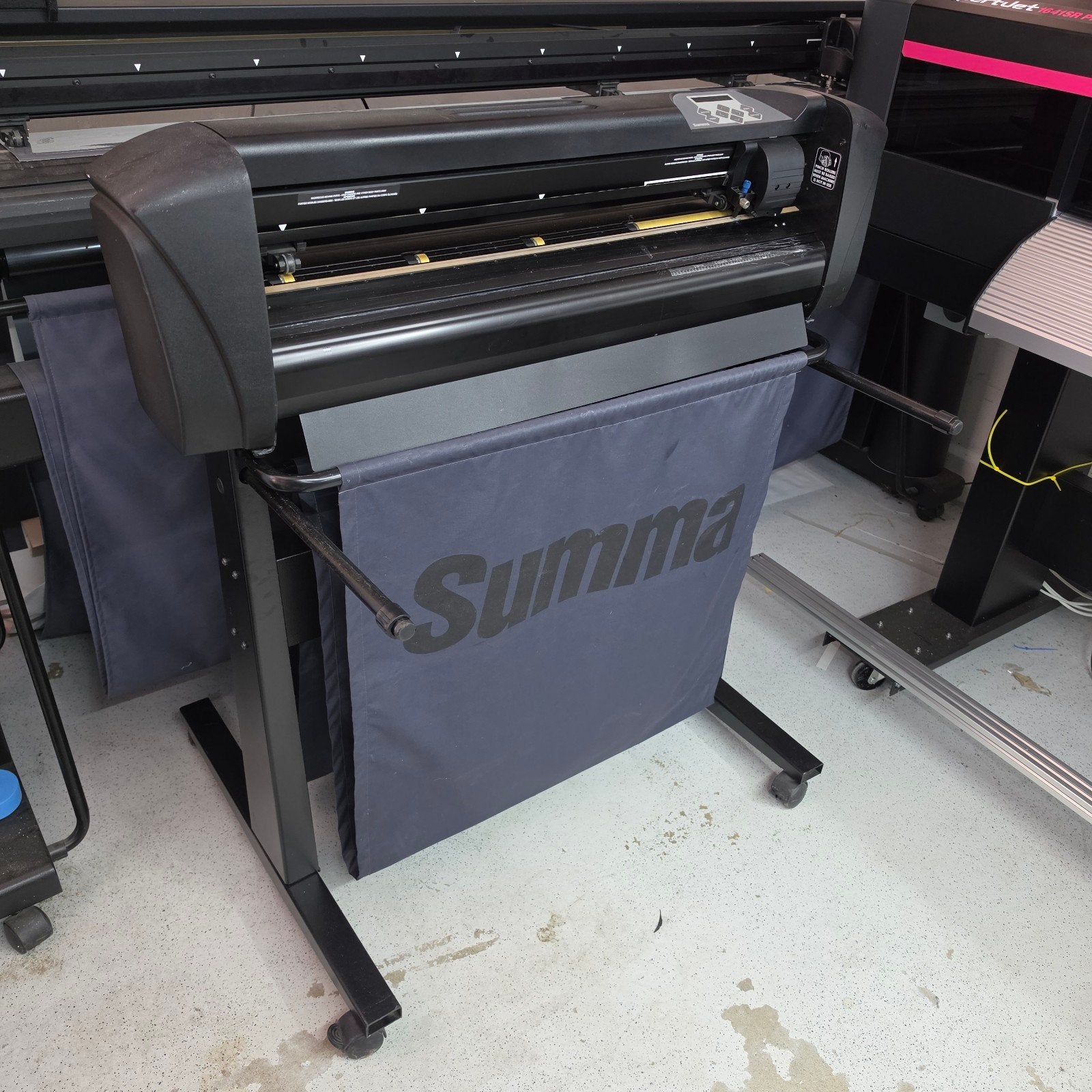 Summa snijplotter met standaard en opvangzak, Ophalen, Gebruikt
