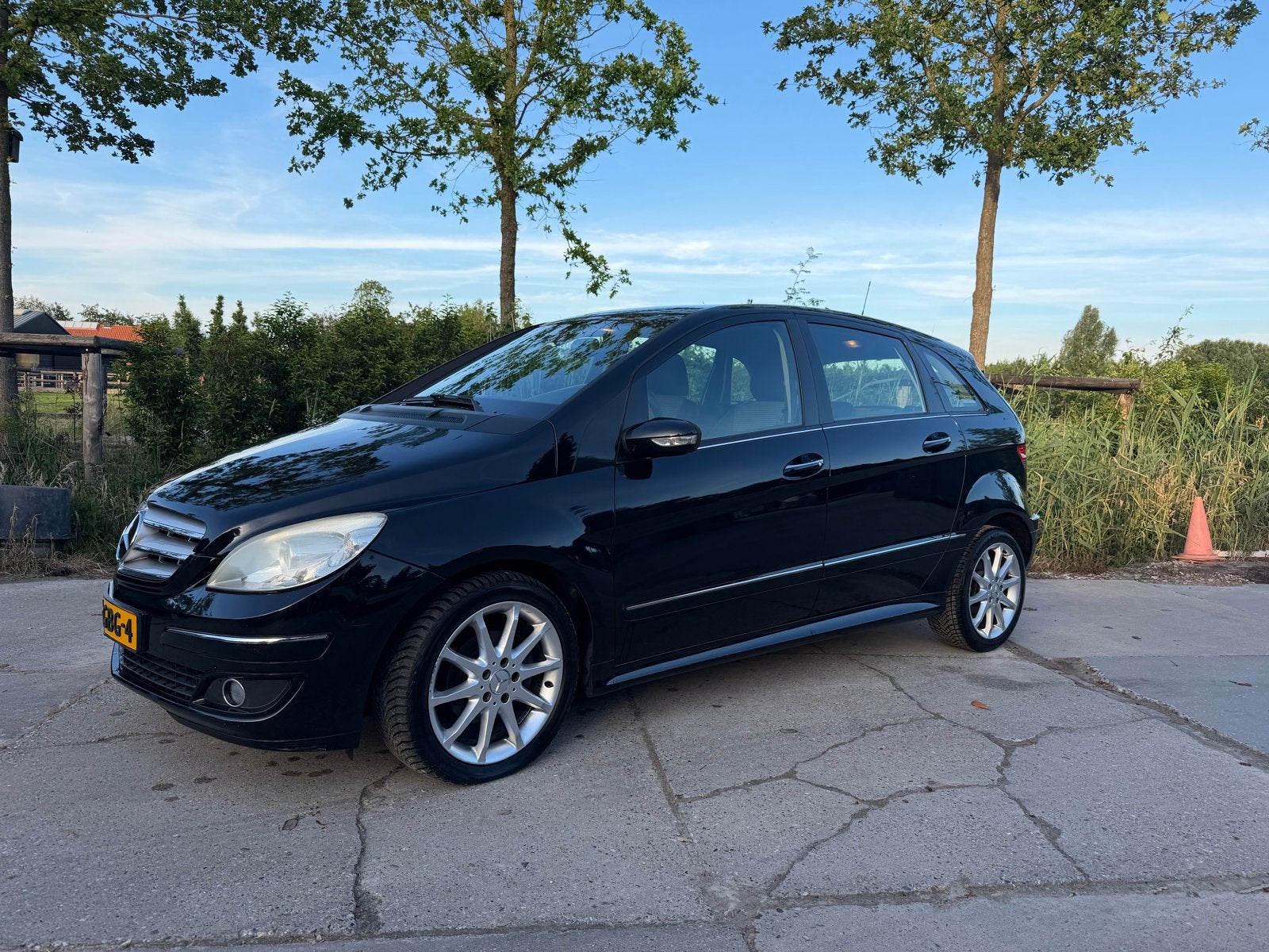 Mercedes-Benz B-Klasse 1.7 B170 5DRS CVT 2008 Zwart, Auto's, Mercedes-Benz, Particulier, B-Klasse, Airbags, Airconditioning, Elektrische ramen