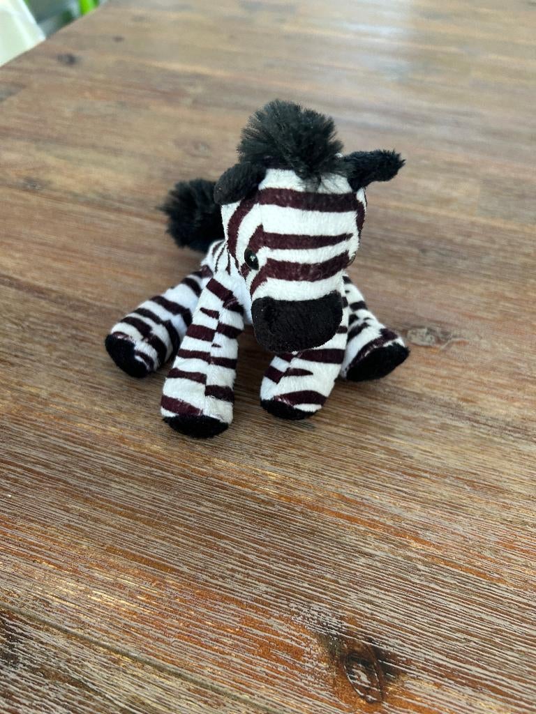 Zebra knuffeltje, Overige karakters, Overige typen, Nieuw, Ophalen of Verzenden