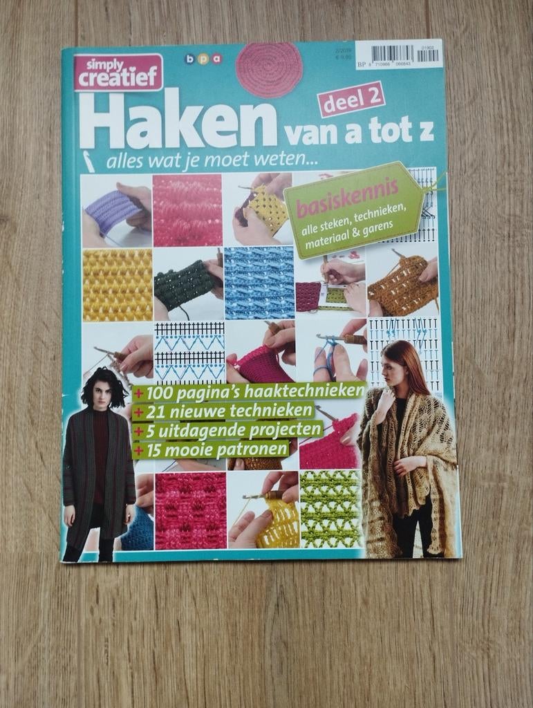 Haken van A tot Z Deel 2 - Simply Creatief, Ophalen of Verzenden, Nieuw, Haken, Patroon of Boek