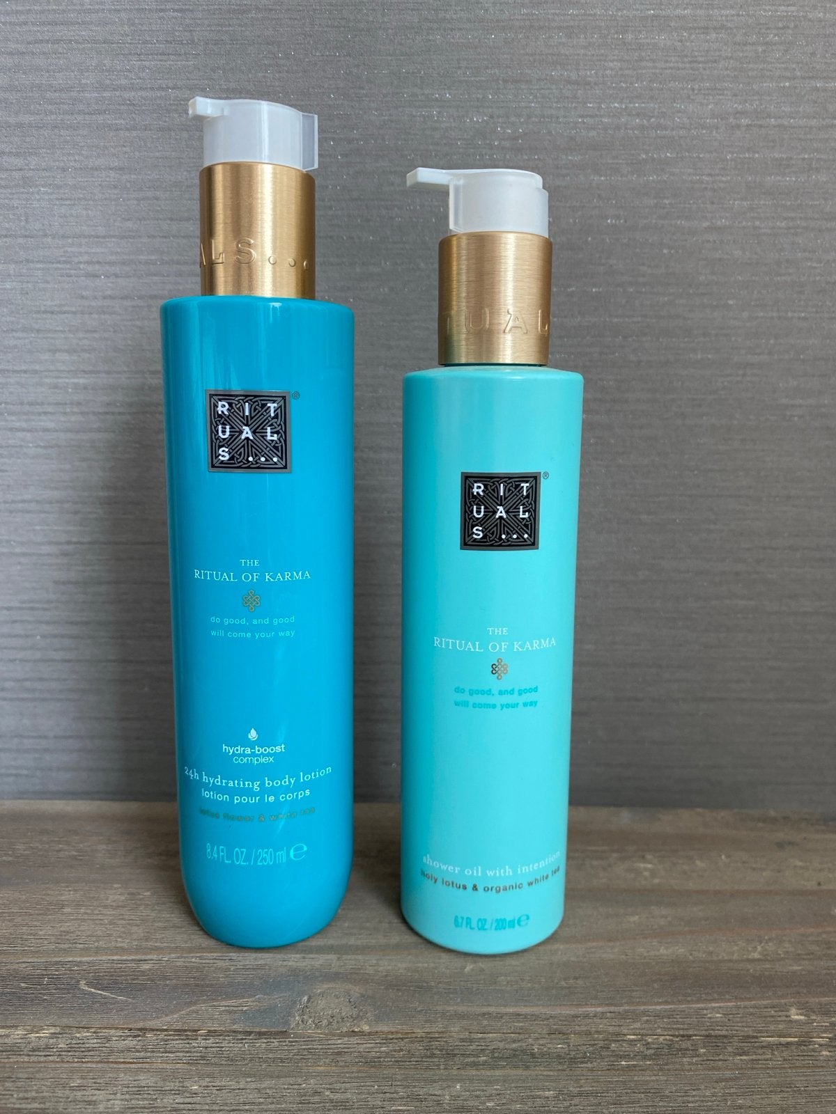 Rituals The Ritual of Karma Set: Bodylotion & Doucheolie, Sieraden, Tassen en Uiterlijk, Uiterlijk | Lichaamsverzorging, Ophalen