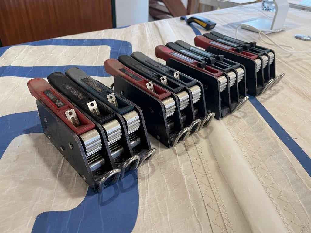 4x Easylock Racing valstopper 3-voudig, Watersport en Boten, Gebruikt, Info@a-zeilen.nl, A-Zeilen, Ophalen of Verzenden