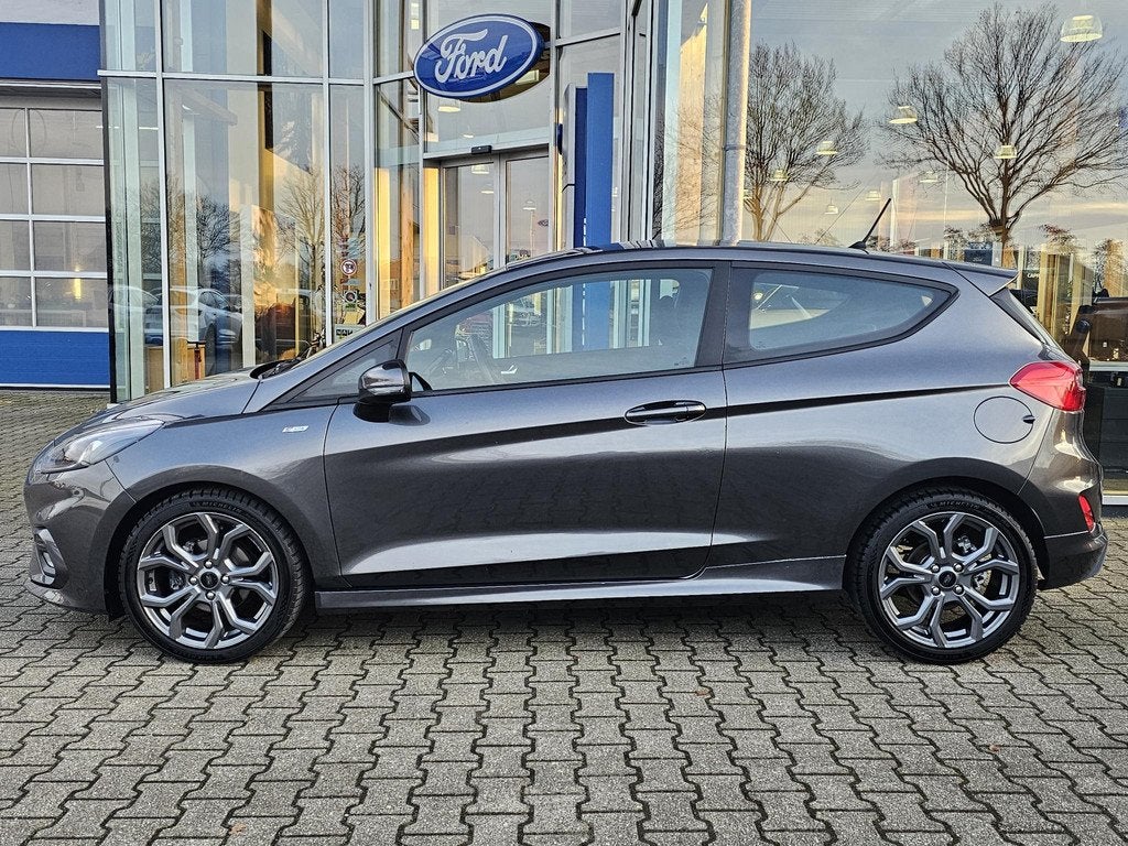 Ford Fiesta 1.0 EcoBoost ST-Line | Navigatie | Camera | Crui, Auto's, 101 pk, Gebruikt, Euro 6, Leder en Stof