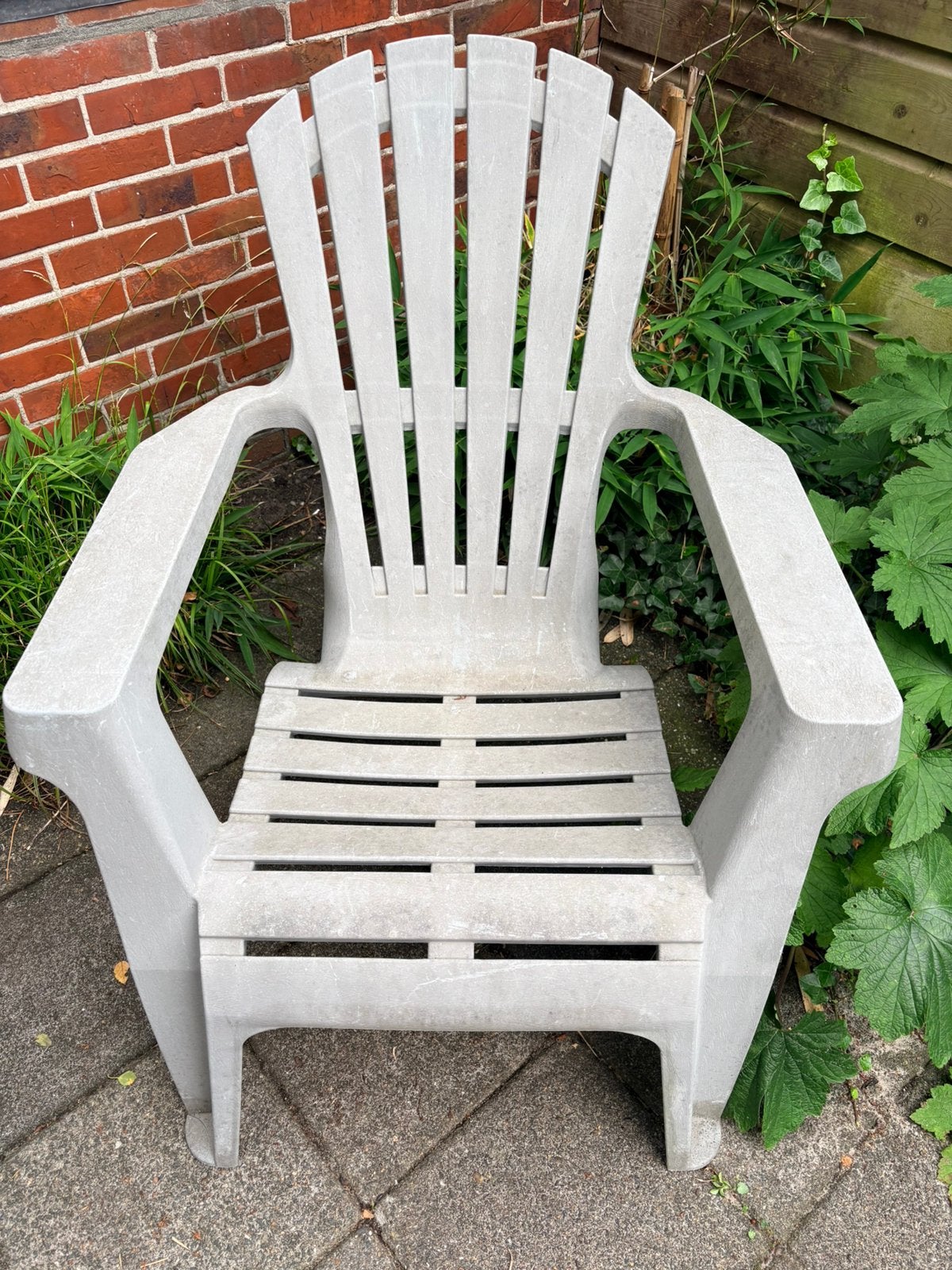 Gratis kunstof relax stoelen!, Tuin en Terras, Ophalen, Zo goed als nieuw, Kunststof, Stapelbaar