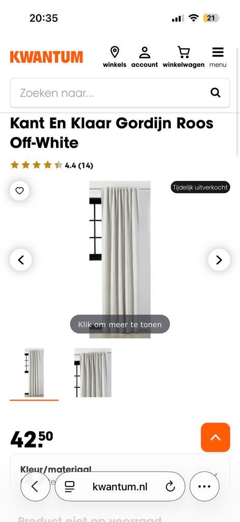 Verduisterende gordijnen roos kwantum 2 stuks, Ophalen, Zo goed als nieuw, 200 cm of meer