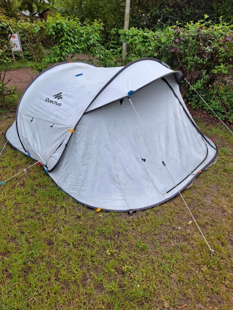 Decathlon 3-persoons pop-up tent, Caravans en Kamperen, Tenten, tot en met 3, Zo goed als nieuw, Ophalen of Verzenden