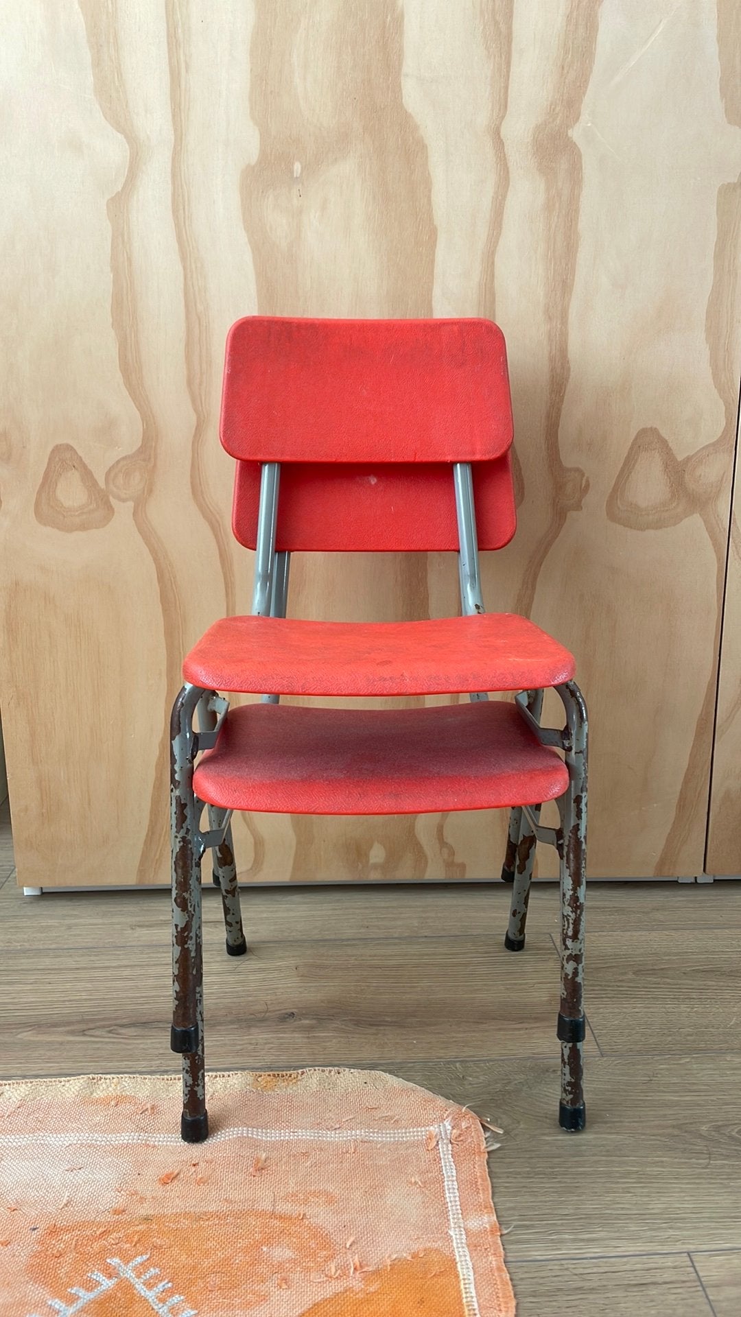 Vintage child chairs, Ophalen, Overige materialen, Gebruikt, Twee