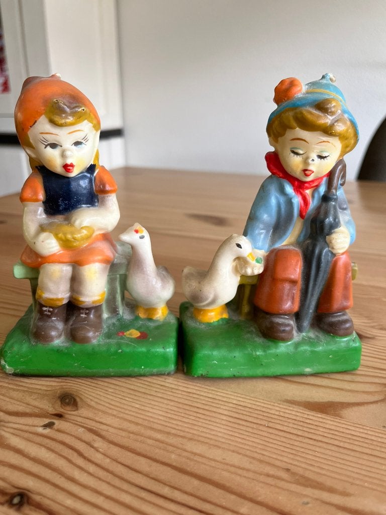 2 Hummel kaarsen, Verzamelen, Beelden en Beeldjes, Gebruikt, Hummel, Ophalen of Verzenden
