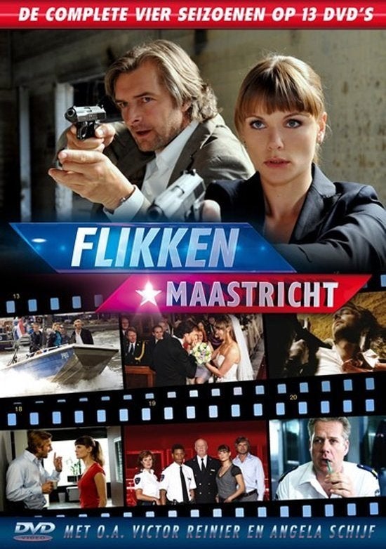 Flikken Maastricht, seizoen 1 t/m 4 in een box op 13 dvds, Zo goed als nieuw, Ophalen of Verzenden, Nederlands, Vanaf 12 jaar