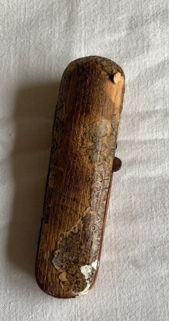 Antiek doosje met mondstuk voor een meerschaum pijp, Ophalen of Verzenden, Gebruikt, Tabaksdoos of Verpakking