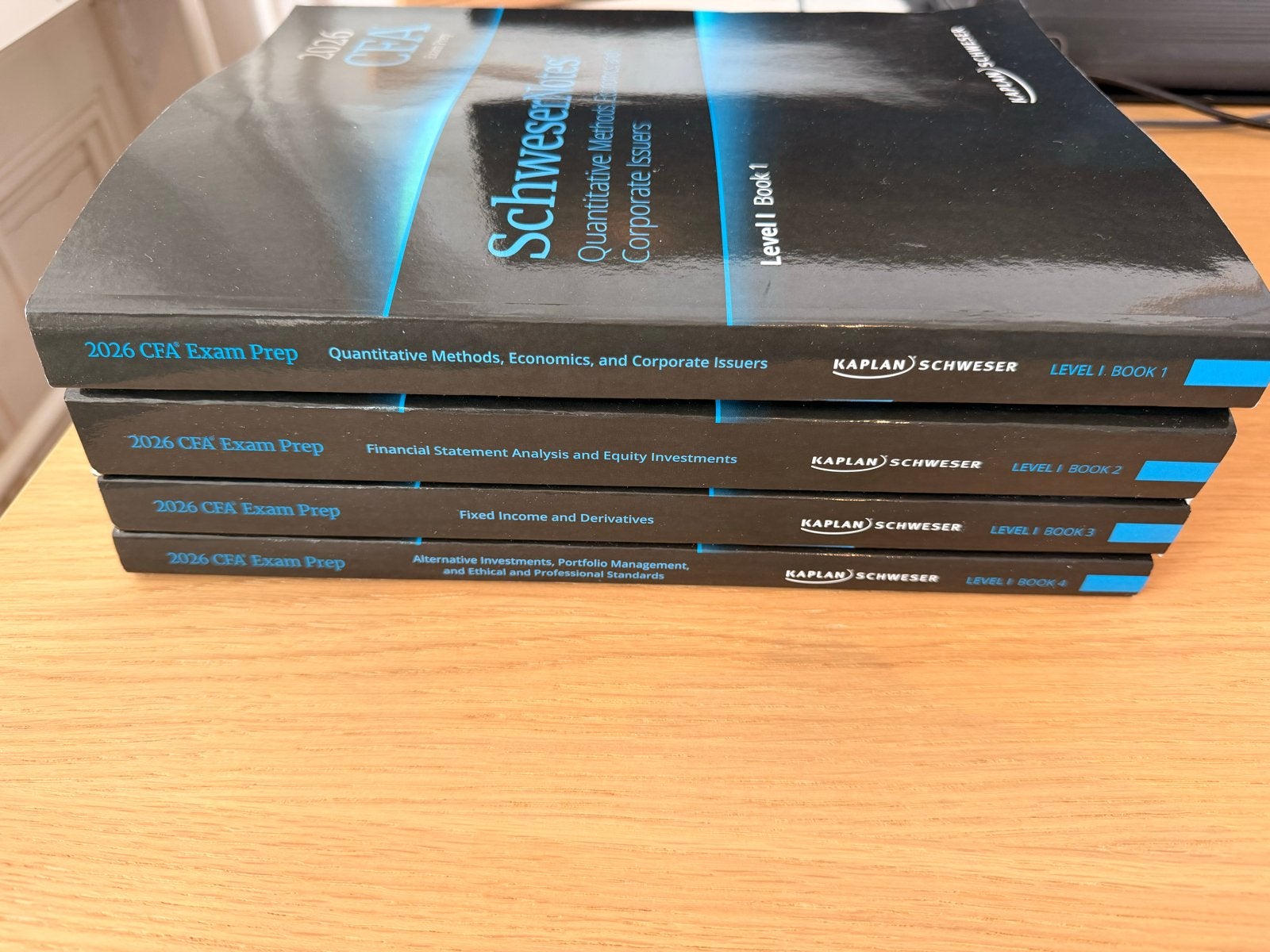 CFA Level I 2026 Schweser Studiemateriaal + QuickSheet, Verzenden, Zo goed als nieuw, WO