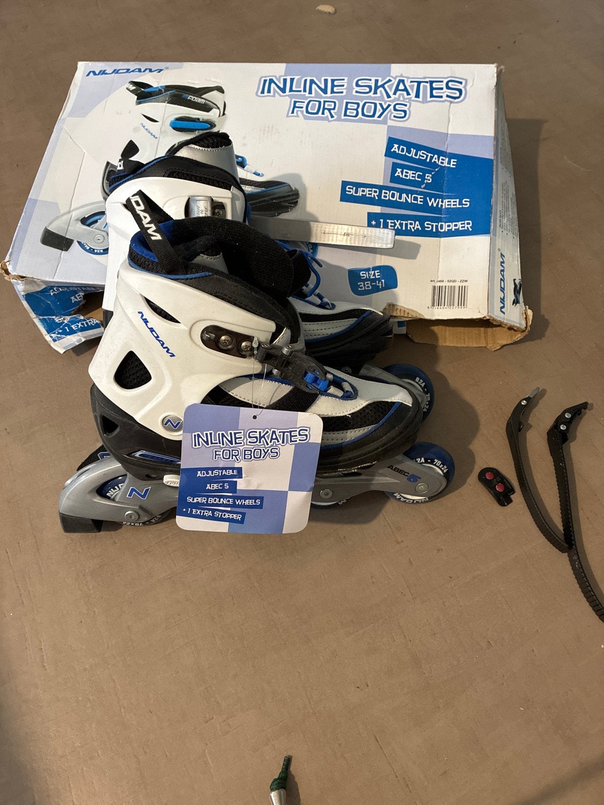 Nijdam Skates - (maat 38-41), Verstelbaar, Zo goed als nieuw, Inline skates 4 wielen, Ophalen