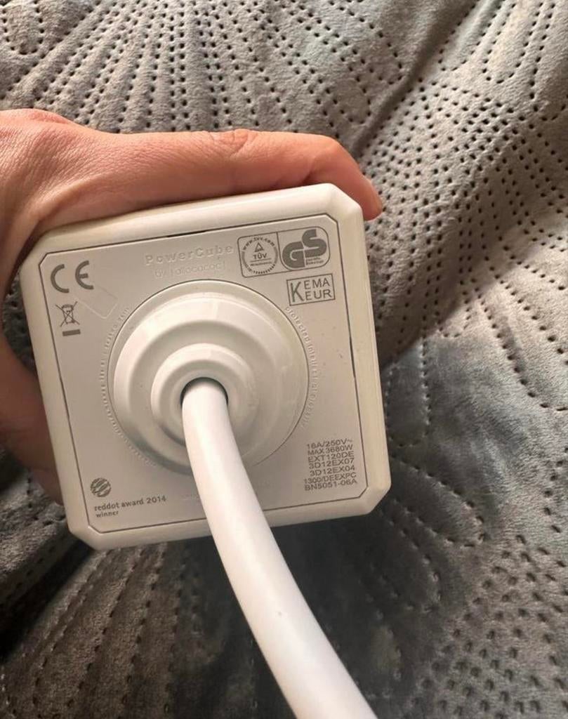 Allocacoc PowerCube Original Stekkerdoos met 5 Stopcontacten, Ophalen of Verzenden, Gebruikt, Stopcontact