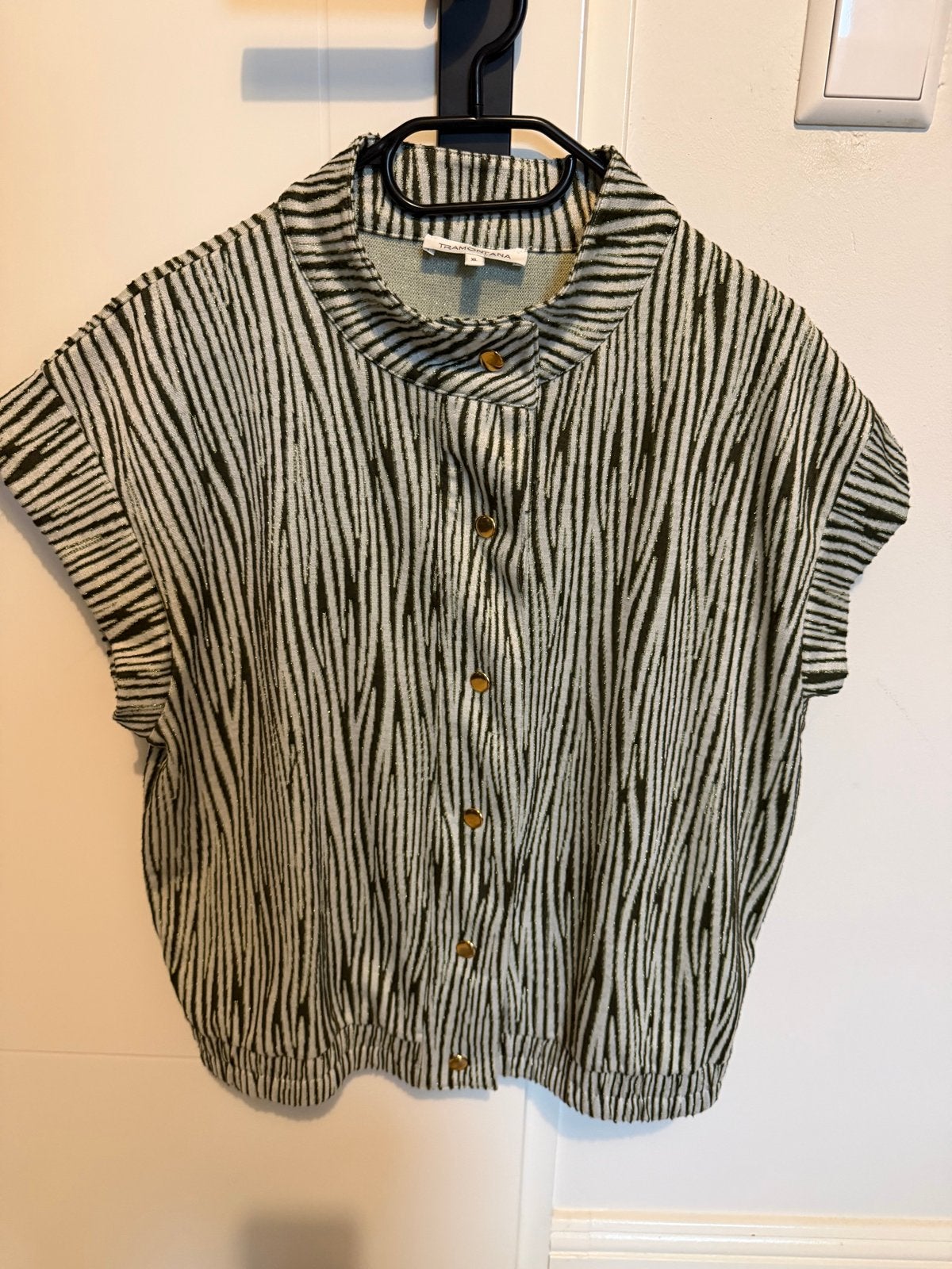 Tramontana blouse met zebraprint maar XL NIEUW, Ophalen of Verzenden, Zo goed als nieuw, Groen, Korte mouw