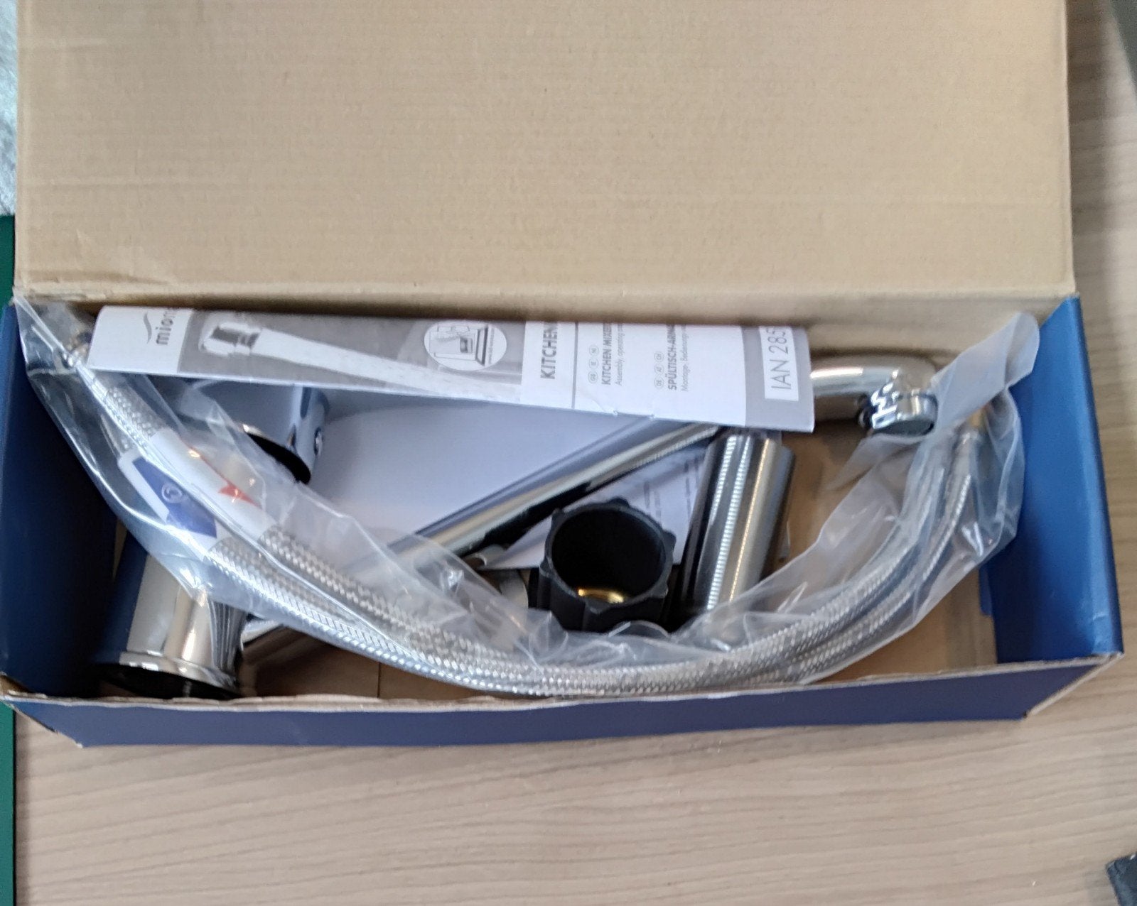 Een nieuwe mengkraan, Doe-het-zelf en Verbouw, Ophalen of Verzenden, Kraan