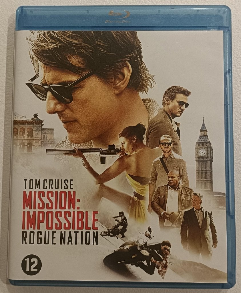 Mission Impossible: Rogue Nation blu-ray (NL), Ophalen of Verzenden, Zo goed als nieuw, Actie