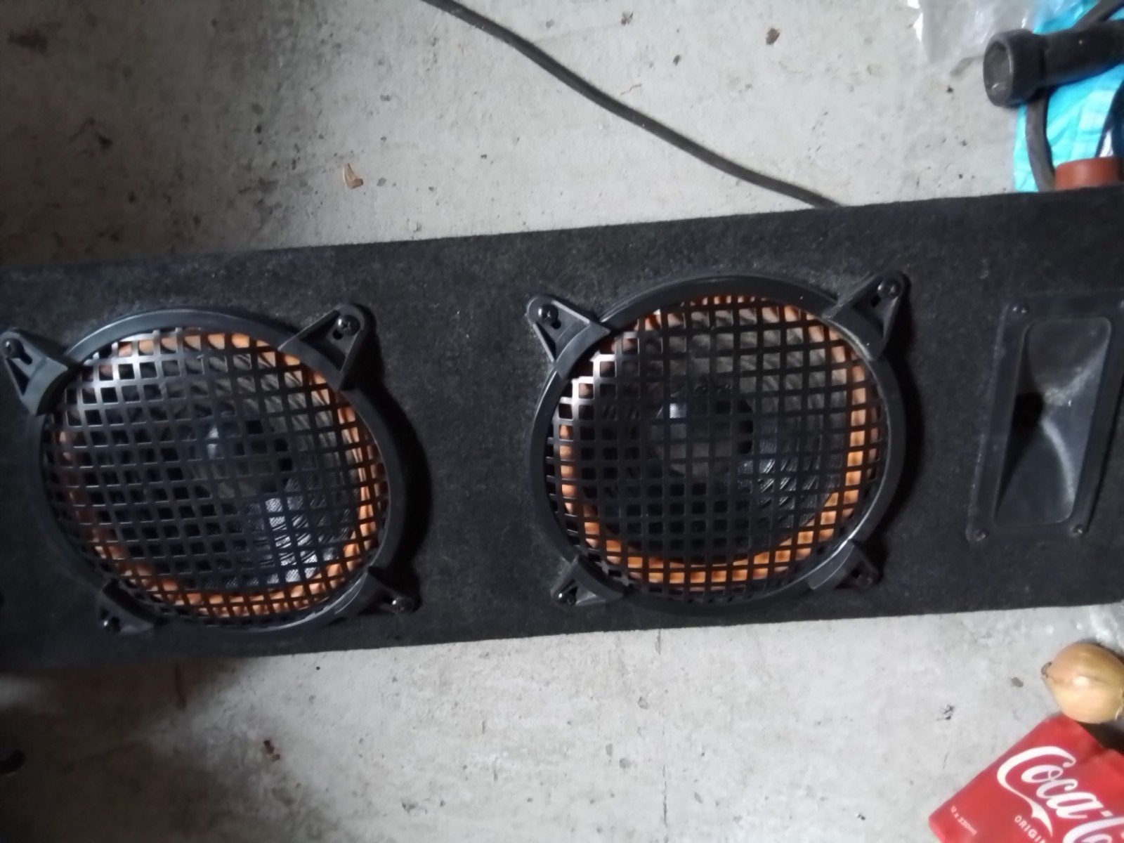 speakerbox met autoradio, Audio, Tv en Foto, Luidsprekers, Gebruikt, Overige typen, Minder dan 60 watt, Overige merken, Ophalen of Verzenden